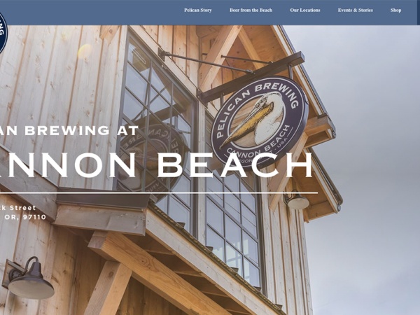 Pelican Brewing's Yachats Neighborhood Pub Is Open on Highway 101 Logo