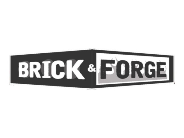 Brick Oven Pizza Co / Brick & Forge Brewing Logo