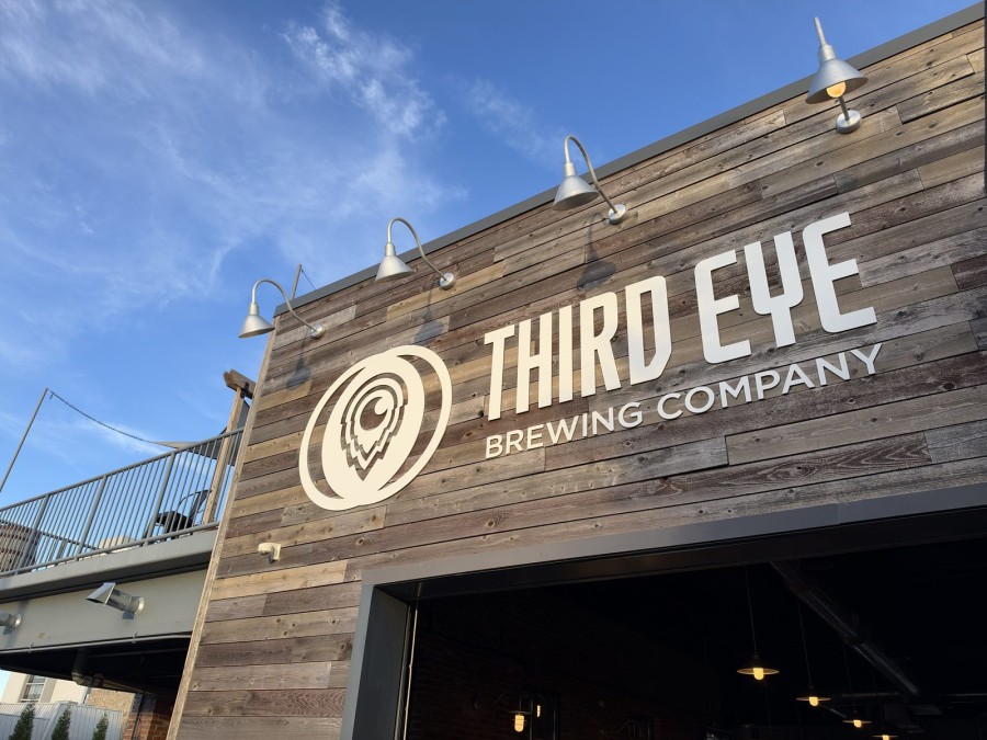 Third Eye Brewing Company exterior sign in Sharonville