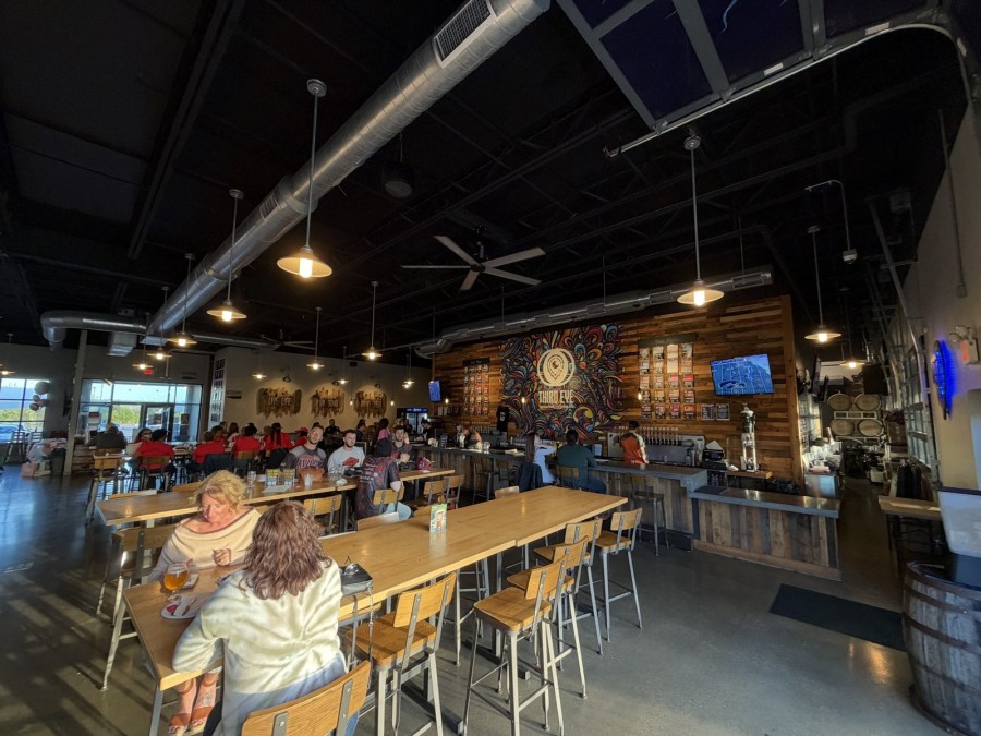 Third Eye taproom and bar with mural