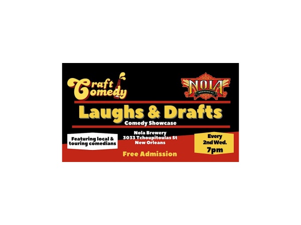 Laughs & Drafts Comedy Showcase Logo
