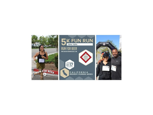 5k Fun Run at Topa Topa Brewing Co | 2026 CA Brewery Running Series Logo