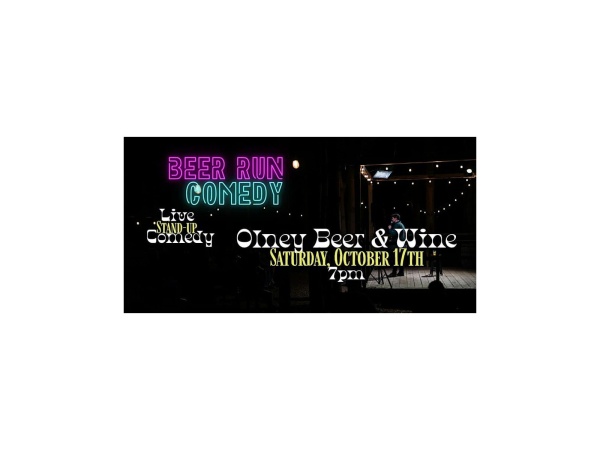 Stand Up Comedy Night at Olney Beer and Wine Logo