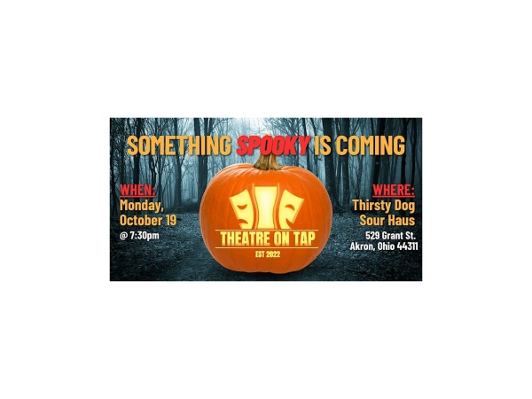 Theatre On Tap's Spooky Season Announcement Logo