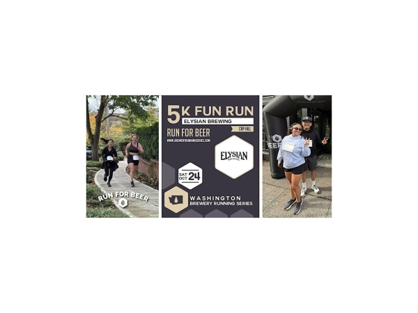 5K Beer Run at Elysian Capitol Hill 2026 Logo