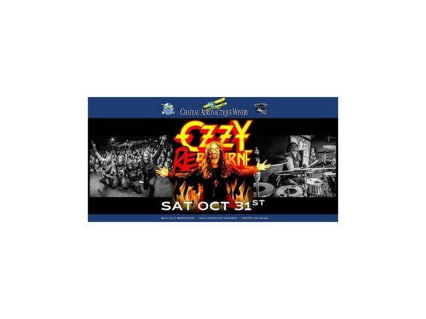 Ozzy Osbourne Tribute By Ozzy Rebourne with CHIT Logo