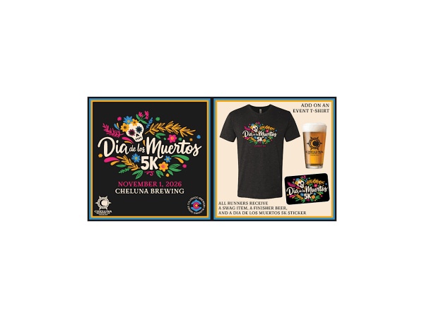 Dia de los Muertos 5k @ Cheluna Brewing | 2026 CO Brewery Running Series Logo