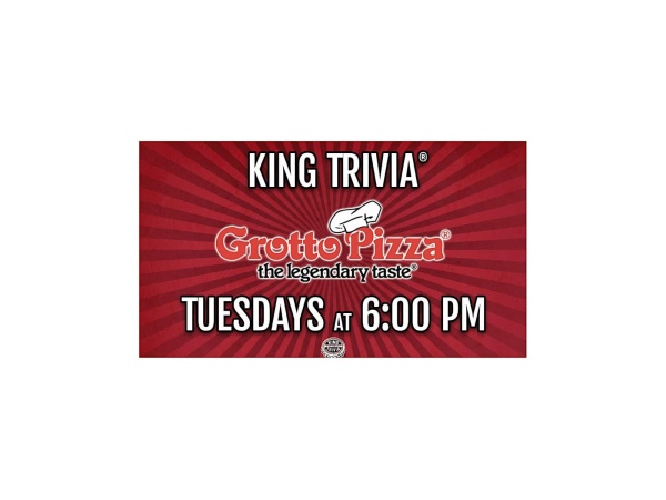 Trivia Night at Grotto Pizza Logo