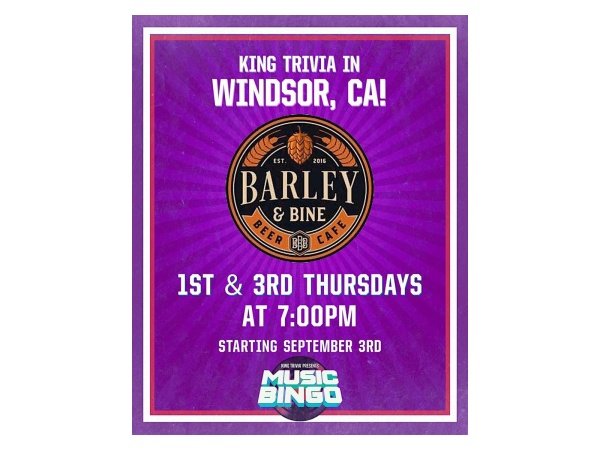 Music Bingo at Barley & Bine Beer Cafe Logo
