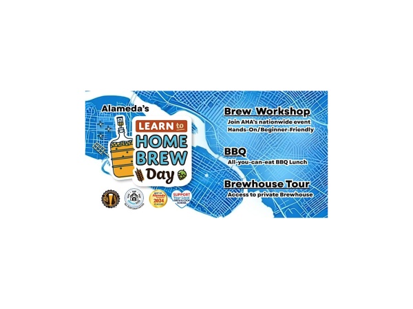 Learn to Homebrew Day • Hands-On Brew Workshop + BBQ Lunch Logo