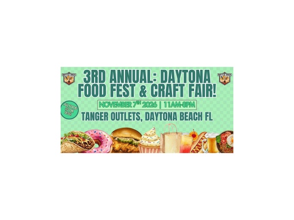 3rd Annual: Daytona Food Fest and Craft Fair 2026 Logo