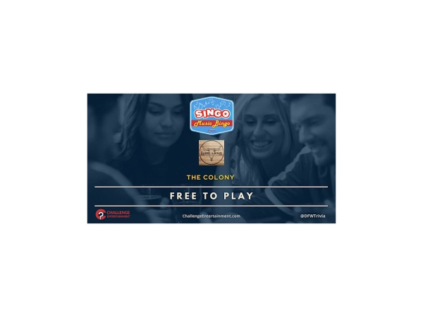Weekly SINGO Music Bingo Nights at Barrel & Bones - The Colony Logo