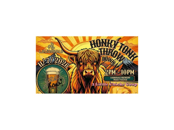 Beer and Highland Cows - HonkyTonk Throwdown! Logo
