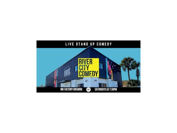 River City Comedy at Ink Factory Brewing Logo