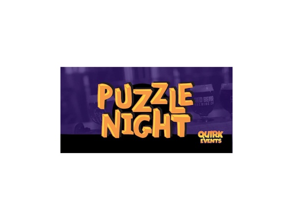 Puzzle Night at Red Bear Brewing! Logo