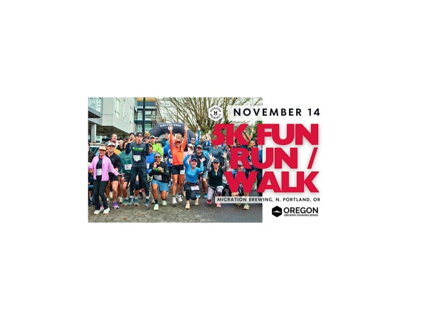 5k Beer Run - Migration Brewing | 2026 OR Brewery Running Series Logo