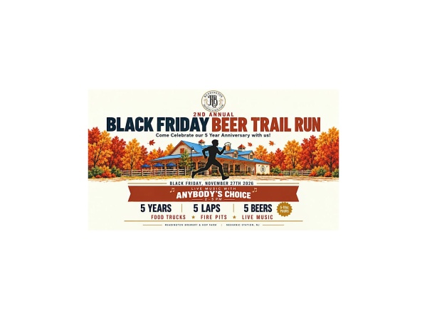 2nd Annual Black Friday Anniversary Beer Trail Run Logo