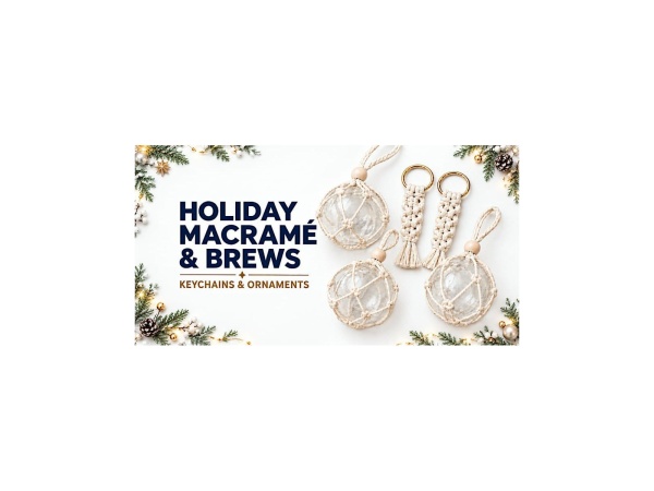 Macramé & Brews: Keychains and Ornaments at Sunstone Brewing Company Logo