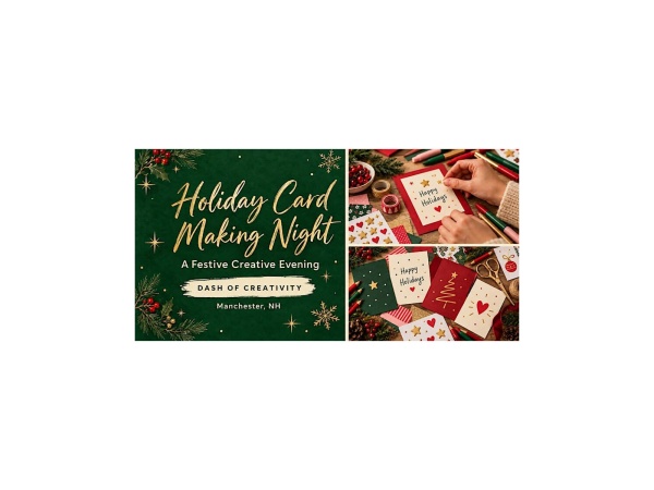 Holiday Card Making Night at Stark Brewing Company Logo