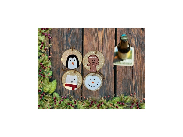 Upland Brewing: Christmas Ornament Paint n' Sip Logo