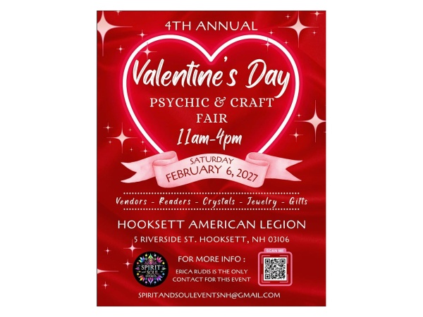4th Annual Valentine's Day Psychic & Craft Fair Logo