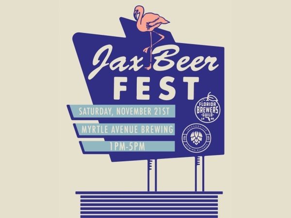 Jax Beer Fest Pours at Myrtle Avenue Brewing Nov. 21 Logo
