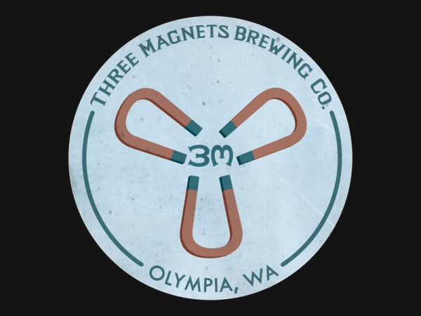 Three Magnets Brewing Logo