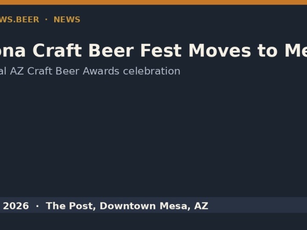 Arizona Craft Beer Fest Moves to Downtown Mesa Oct. 31 Logo