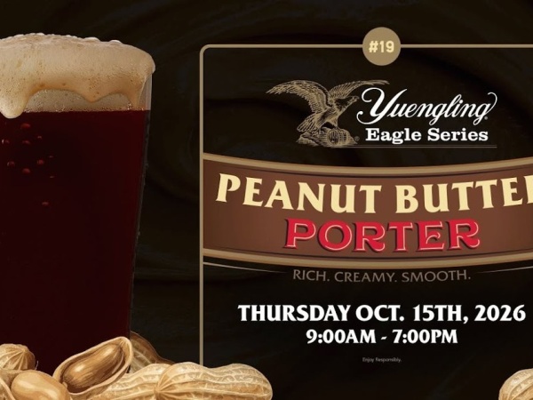Yuengling Pours Peanut Butter Porter in Pottsville Oct. 15 Logo