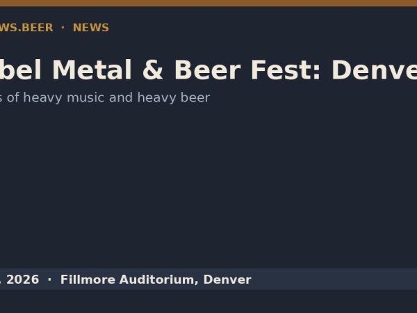 Decibel Metal and Beer Fest Hits Denver's Fillmore Dec. 4-5 Logo