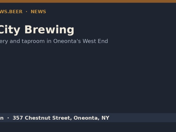 Hill City Brewing Opens Taproom in Oneonta's West End Logo