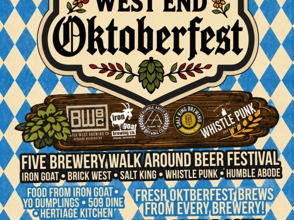West End Oktoberfest Spokane 2026 Logo