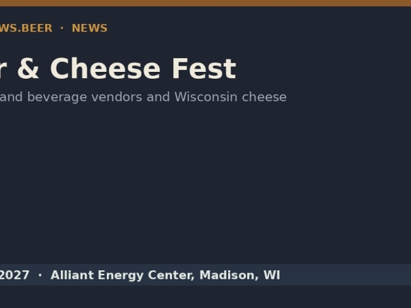Beer & Cheese Fest Returns to Madison's Alliant Energy Center Jan. 16 Logo
