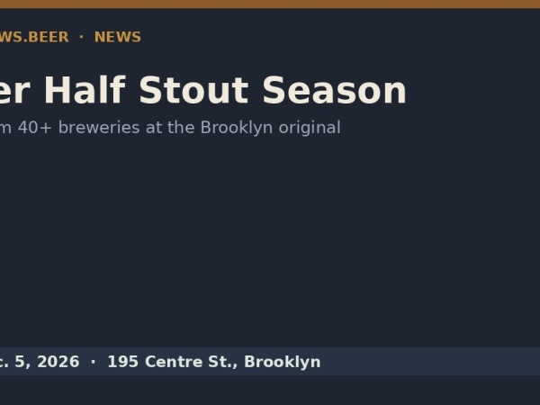 Other Half's Stout Season Brings 40-Plus Breweries to Brooklyn Dec. 5 Logo