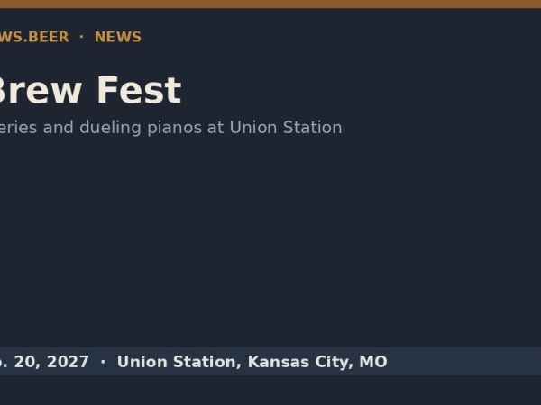 KC Brew Fest Returns to Kansas City's Union Station Feb. 20 Logo