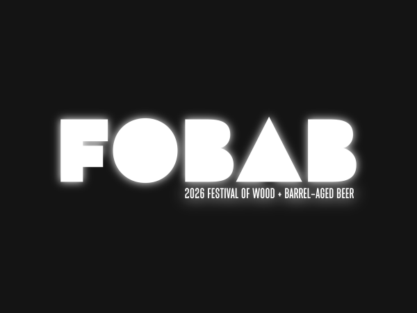 Festival of Wood & Barrel-Aged Beer (FoBAB) 2026 Logo