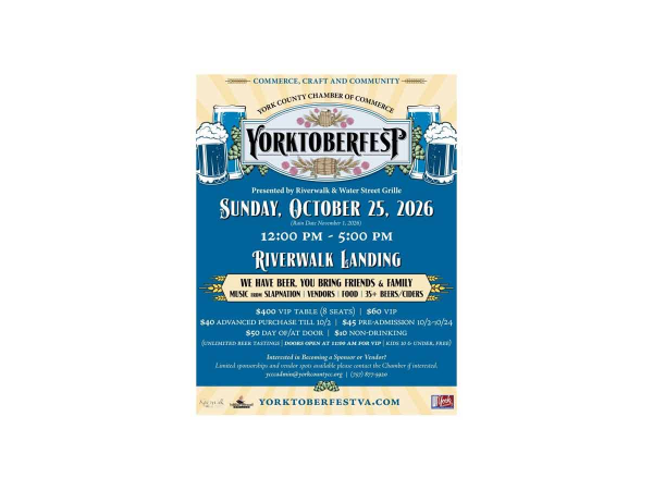 Yorktoberfest 2026 (Yorktown) Logo