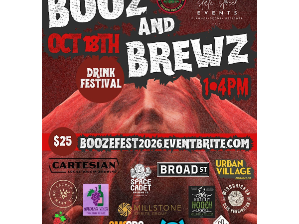 Booze & Brewz Fest Philadelphia 2026 Logo