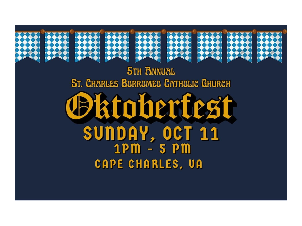 St. Charles Oktoberfest 2026 (Cape Charles) Logo