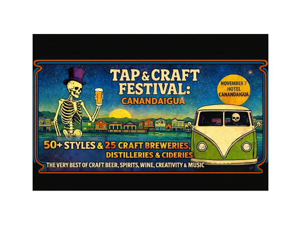 Tap & Craft Festival Canandaigua 2026 Logo