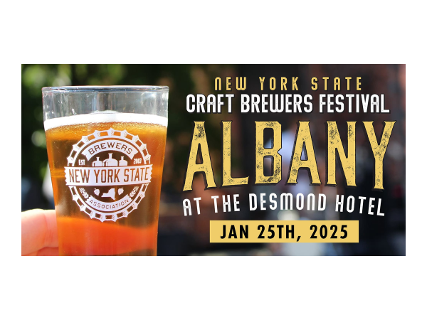 New York State Craft Brewers Festival — Albany 2027 Logo