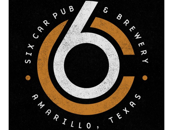 Six Car Pub and Brewery Logo