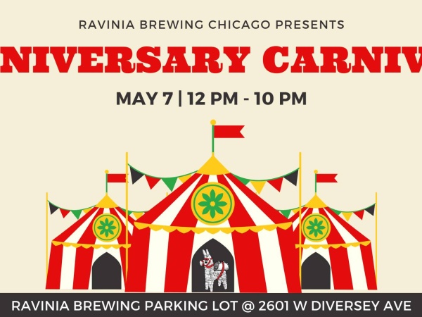 Ravinia Anniversary Carnival Logo