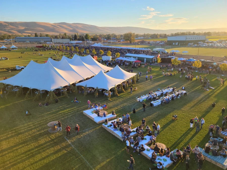 The Original Fresh Hop Ale Festival - Aerial Photo