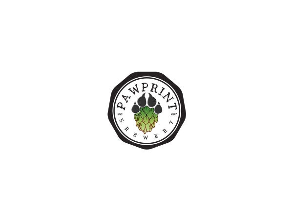 PawPrint Brewery Logo