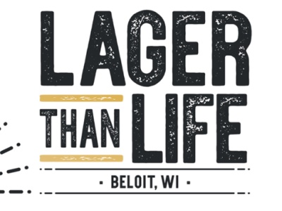 Lager Than Life Beer Festival Logo
