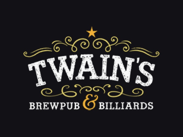 Twain's Brewpub & Billiards Logo