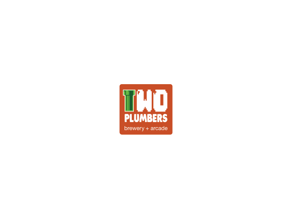 Two Plumbers Brewery + Arcade Logo