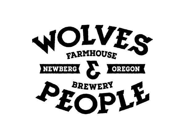 Wolves & People - Downtown Newberg Logo