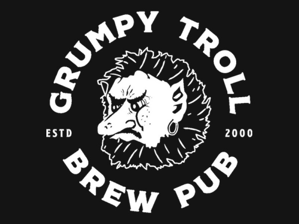 The Grumpy Troll Brewpub Logo